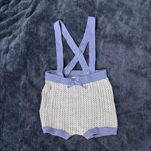 Cat & Jack Navy and White Baby Romper